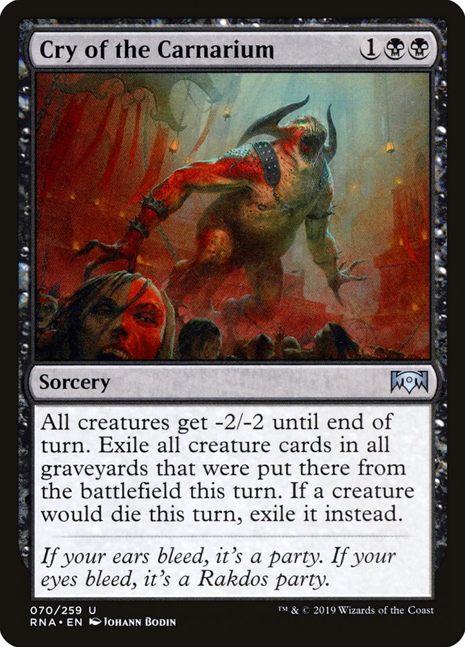 Cry of the Carnarium 70/259 (Ravnica Allegiance)  | Good Games Morley