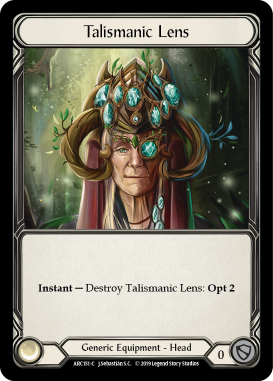 Talismanic Lens [ARC151-C] (Arcane Rising)  1st Edition Cold Foil | Good Games Morley