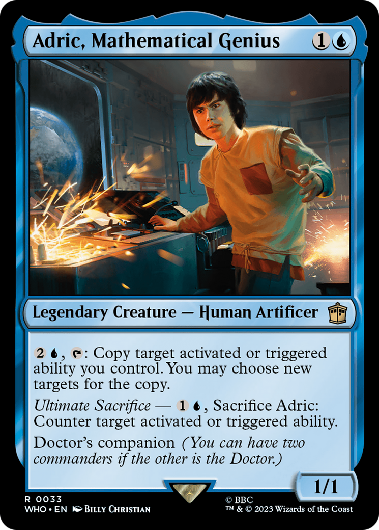 Adric, Mathematical Genius [Doctor Who] | Good Games Morley