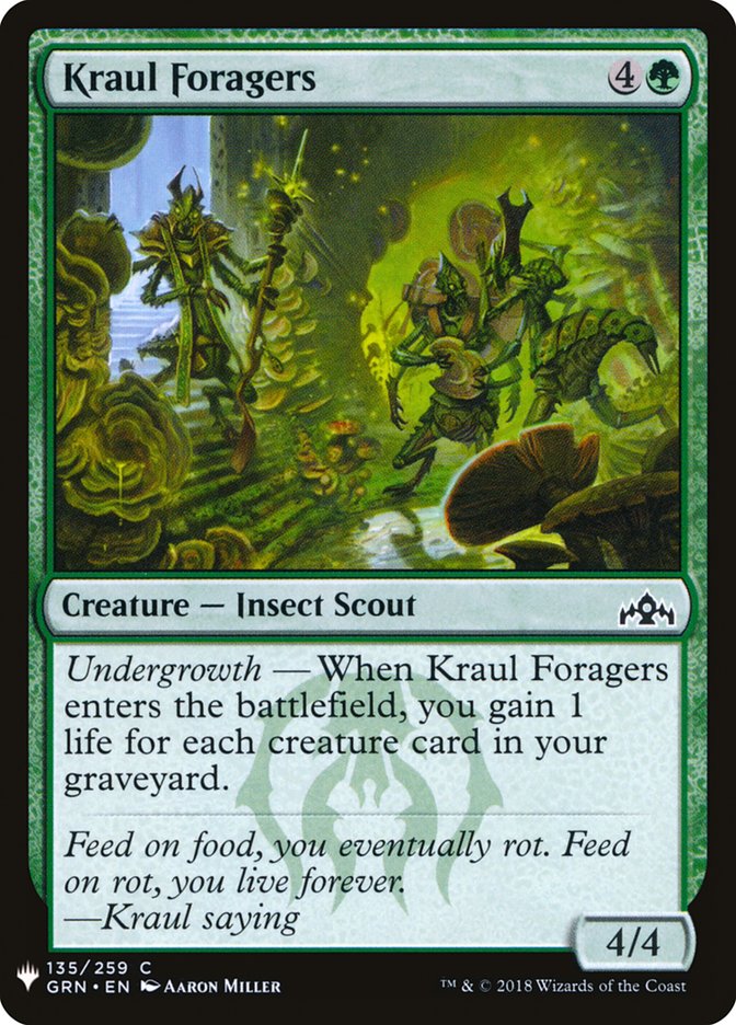 Kraul Foragers [Mystery Booster] | Good Games Morley