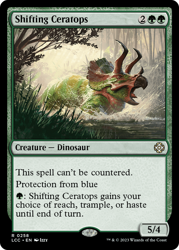 Shifting Ceratops [The Lost Caverns of Ixalan Commander] | Good Games Morley