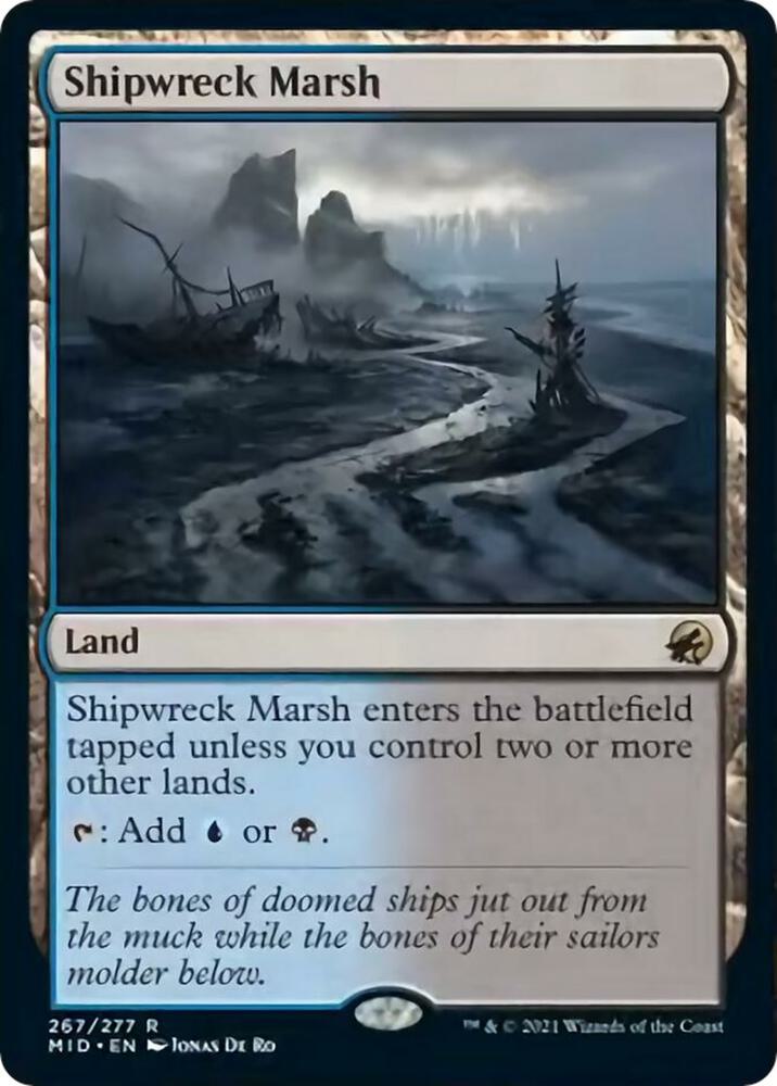 Shipwreck Marsh 267 (Innistrad: Midnight Hunt)  | Good Games Morley