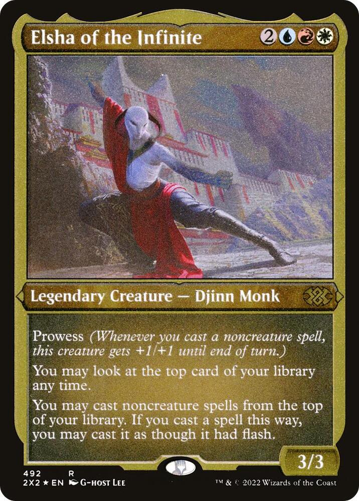 Elsha of the Infinite Foil Etched 492 (Double Masters 2022)  - Foil | Good Games Morley