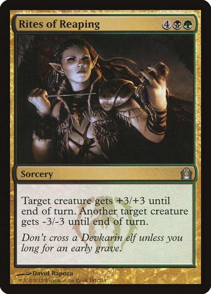 Rites of Reaping 191/274 (Return to Ravnica)  | Good Games Morley