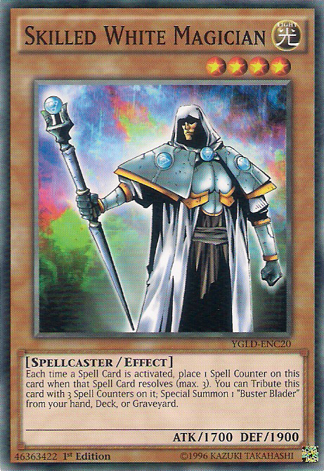 Skilled White Magician [YGLD-ENC20] Common | Good Games Morley