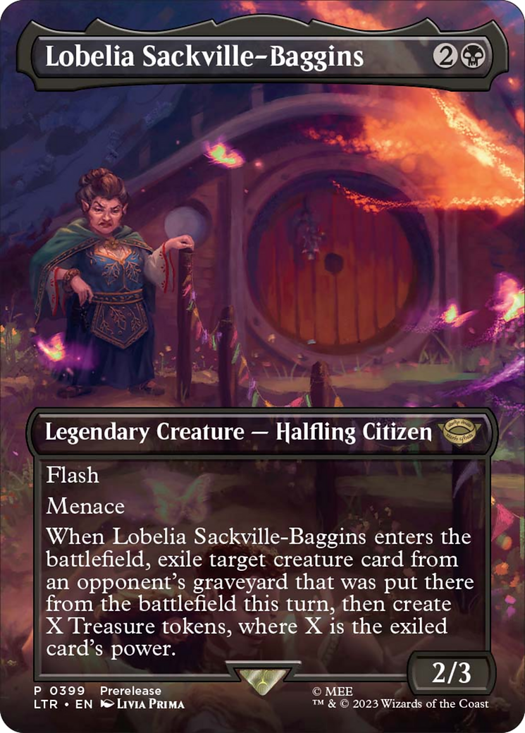 Lobelia Sackville-Baggins (Borderless Alternate Art) [The Lord of the Rings: Tales of Middle-Earth] | Good Games Morley