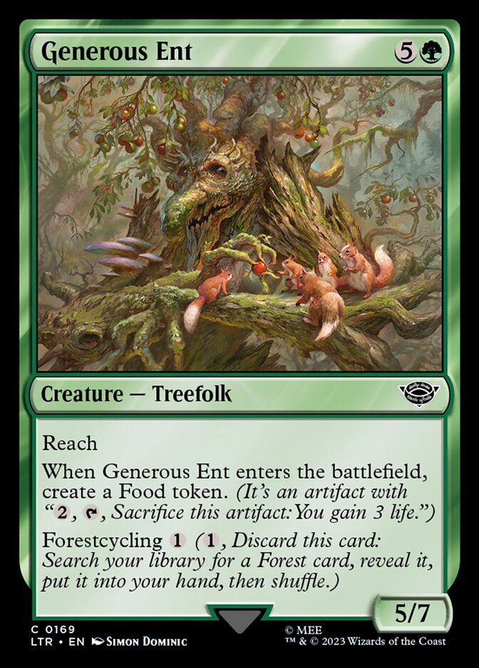 Generous Ent 169 (Universes Beyond: The Lord of the Rings: Tales of Middle-earth)  | Good Games Morley