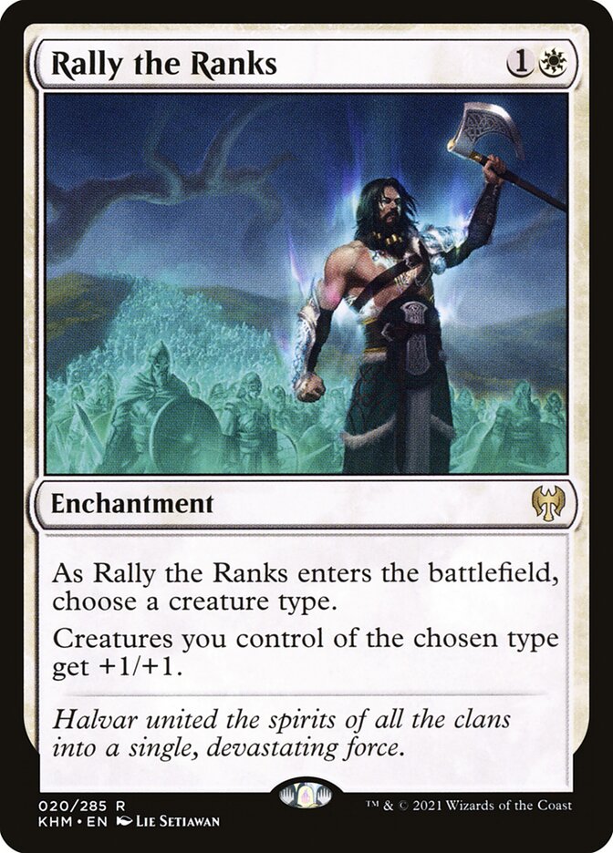 Rally the Ranks 20/285 (Kaldheim)  | Good Games Morley