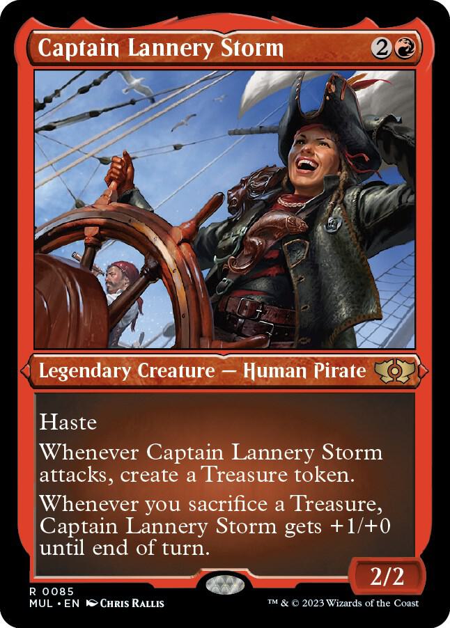 Captain Lannery Storm 85 (March of the Machine: Multiverse Legends)  - Etched Foil | Good Games Morley