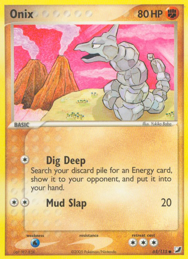 Onix (65/115) [EX: Unseen Forces] | Good Games Morley