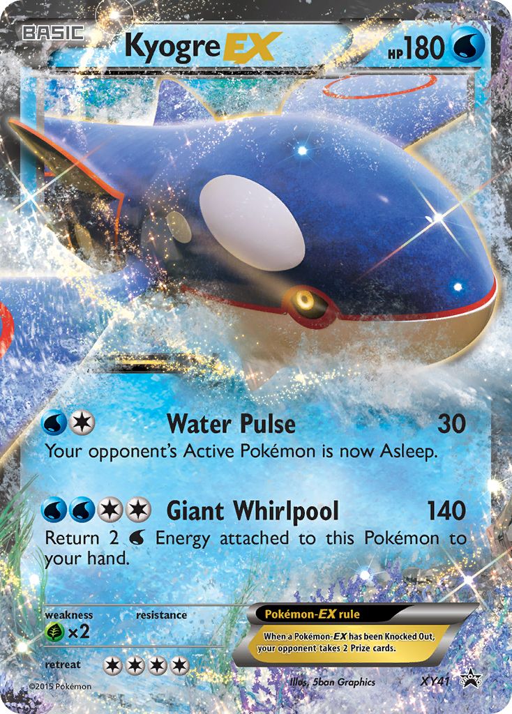 Kyogre EX (XY41) [XY: Black Star Promos] | Good Games Morley