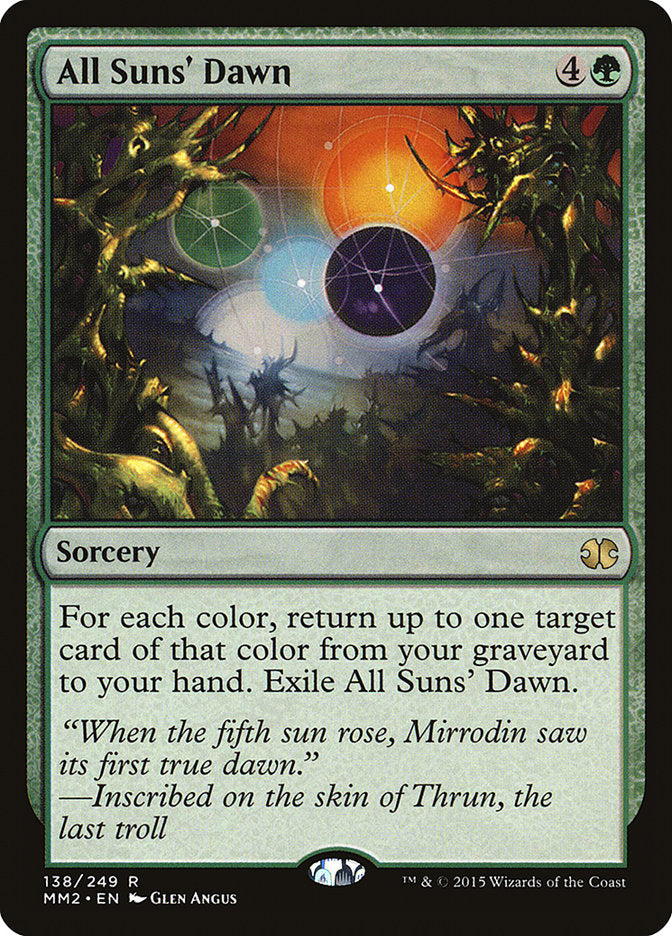 All Suns' Dawn 138/249 (Modern Masters 2015)  - Foil | Good Games Morley
