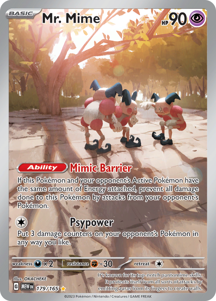 Mr. Mime (179/165) [Scarlet & Violet 151] | Good Games Morley