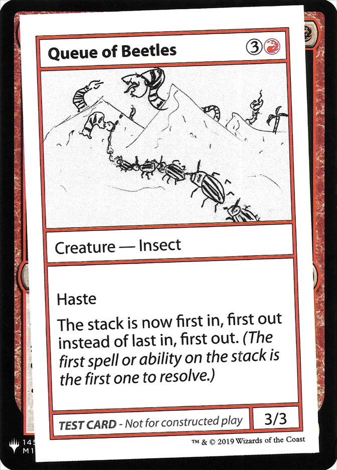 Queue of Beetles [Mystery Booster Playtest Cards] | Good Games Morley