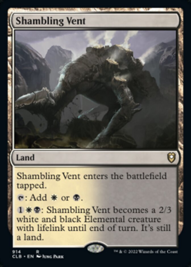 Shambling Vent [Commander Legends: Battle for Baldur's Gate] | Good Games Morley