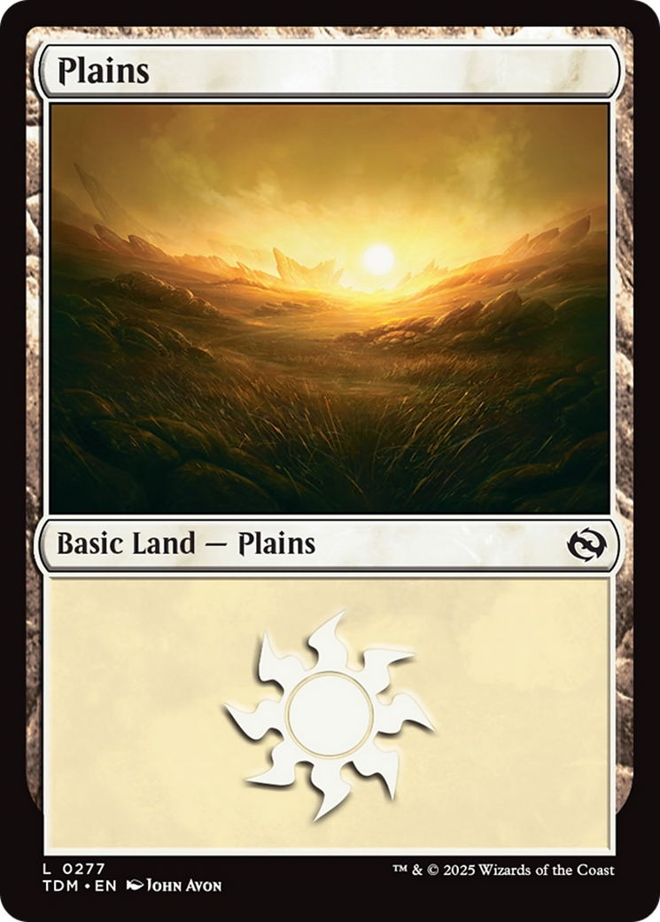 Plains (0277) [Tarkir: Dragonstorm] | Good Games Morley