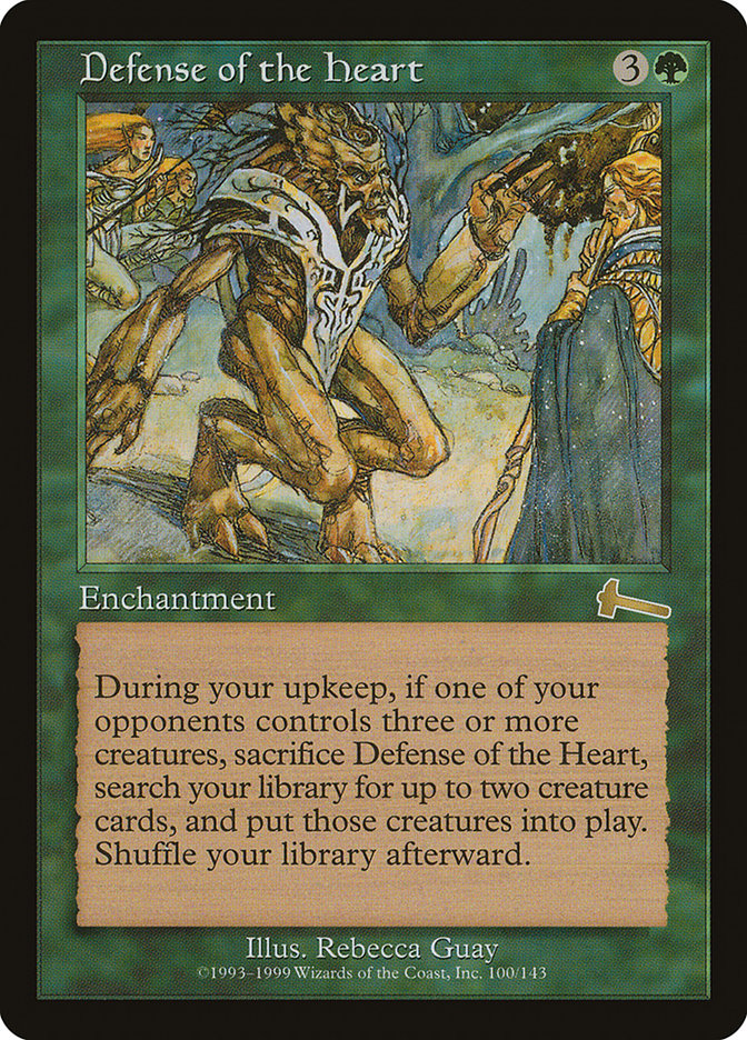 Defense of the Heart 100/143 (Urza's Legacy)  | Good Games Morley