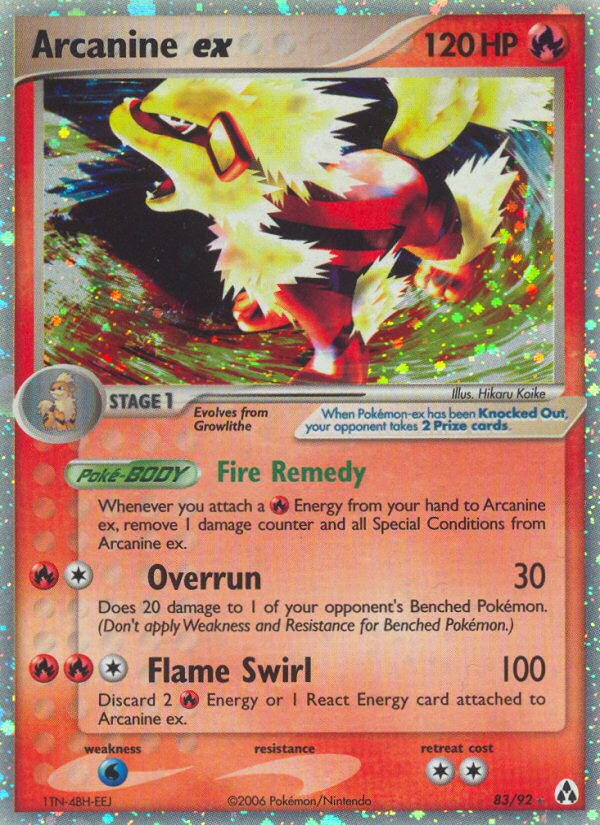 Arcanine ex (83/92) [EX: Legend Maker] | Good Games Morley