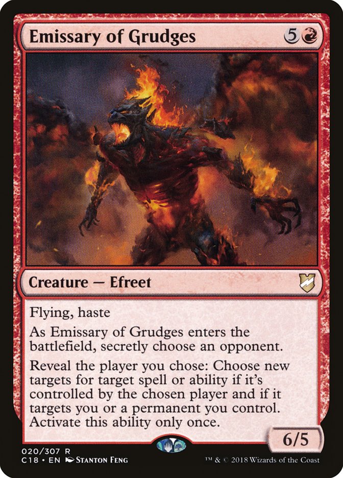 Emissary of Grudges 20/307 (Commander 2018)  | Good Games Morley