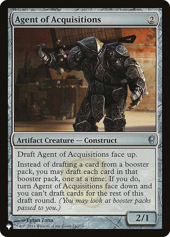 Agent of Acquisitions CNS-54/5075 (The List Reprints)  | Good Games Morley