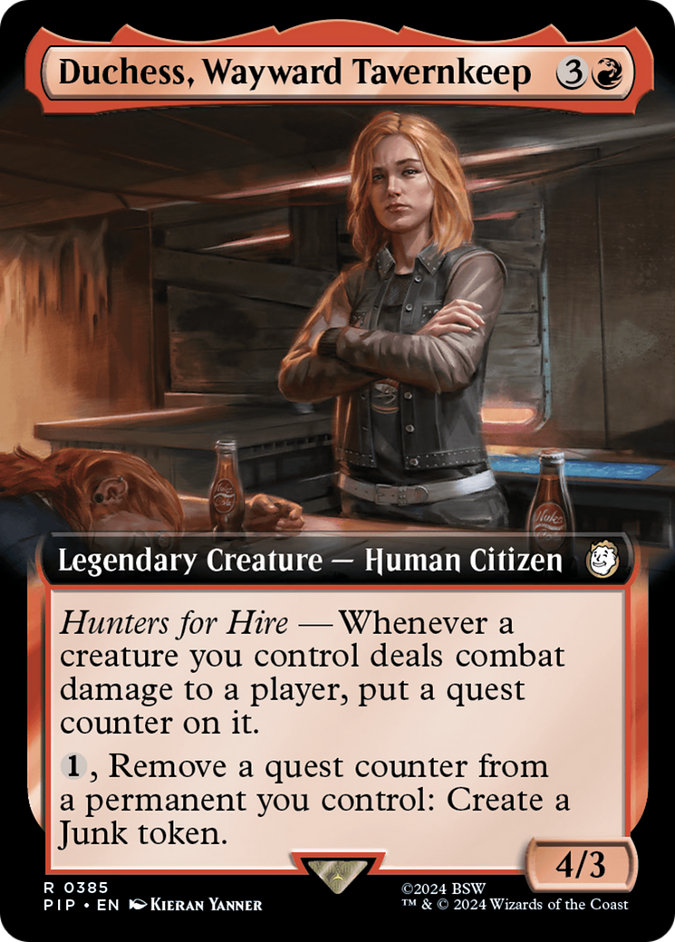 Duchess, Wayward Tavernkeep (Extended Art) [Fallout] | Good Games Morley