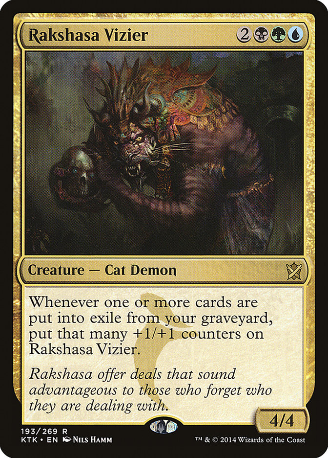 Rakshasa Vizier 193/269 (Khans of Tarkir)  | Good Games Morley