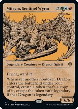 Miirym Sentinel Wyrm Showcase 431/361 (Commander Legends: Battle for Baldur's Gate)  | Good Games Morley