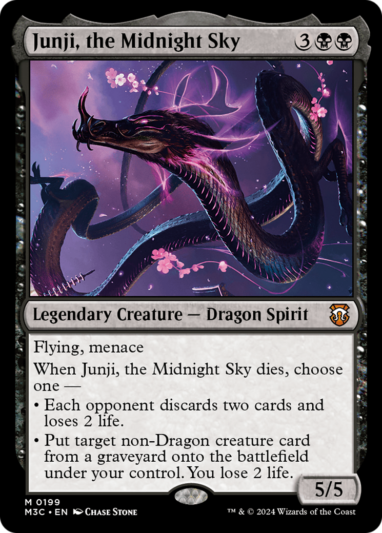 Junji, the Midnight Sky (Ripple Foil) [Modern Horizons 3 Commander] | Good Games Morley