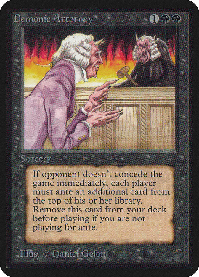 Demonic Attorney [Alpha Edition] | Good Games Morley