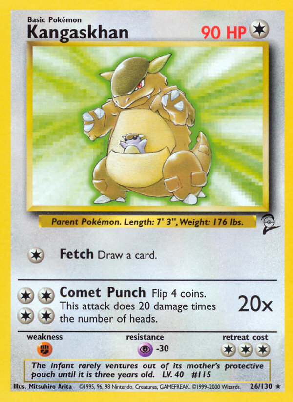Kangaskhan (26/130) [Base Set 2] | Good Games Morley