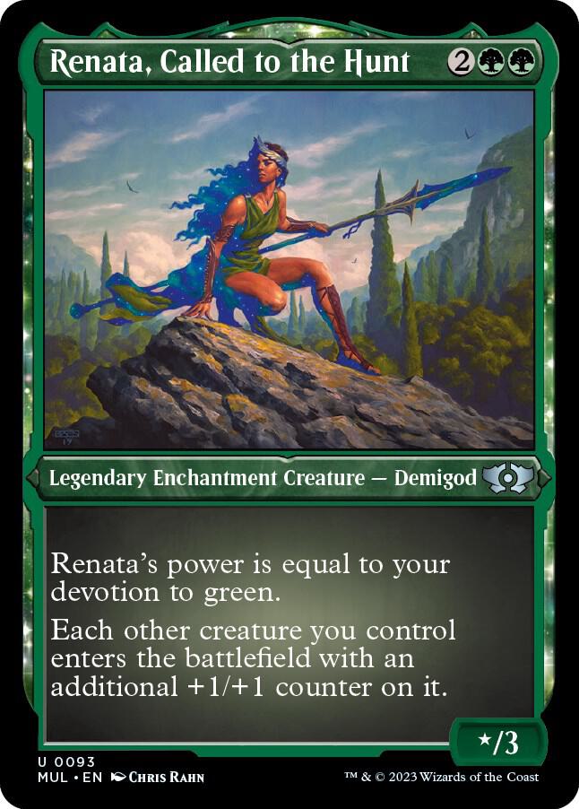Renata, Called to the Hunt 93 (March of the Machine: Multiverse Legends)  - Etched Foil | Good Games Morley