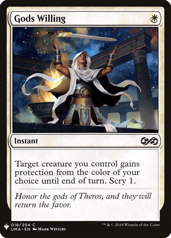Gods Willing UMA-18/5075 (The List Reprints)  | Good Games Morley