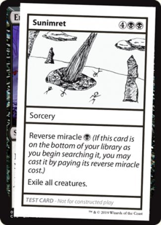 Sunimret (2021 Edition) [Mystery Booster Playtest Cards] | Good Games Morley