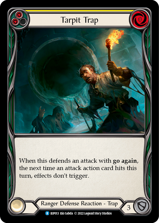 Tarpit Trap (Yellow) [RIP013] (Outsiders Riptide Blitz Deck) | Good Games Morley