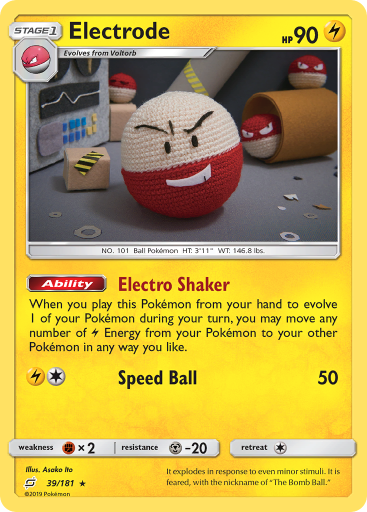 Electrode (39/181) [Sun & Moon: Team Up] | Good Games Morley