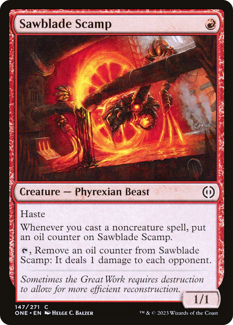 Sawblade Scamp [Phyrexia: All Will Be One] | Good Games Morley