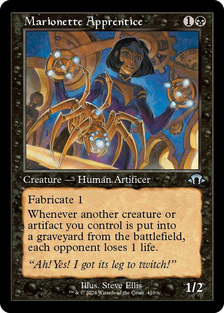 Marionette Apprentice 410 (Modern Horizons 3)  - Retro Foil | Good Games Morley