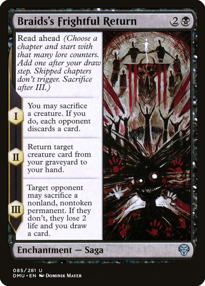 Braids's Frightful Return 85/281 (Dominaria United)  | Good Games Morley