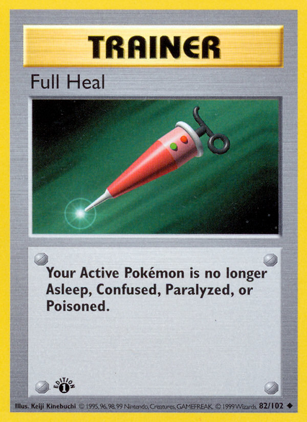 Full Heal (82/102) (Shadowless) [Base Set 1st Edition] | Good Games Morley