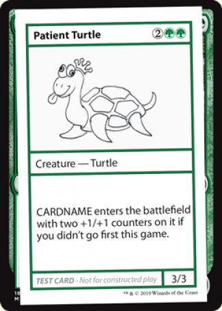 Patient Turtle (2021 Edition) [Mystery Booster Playtest Cards] | Good Games Morley