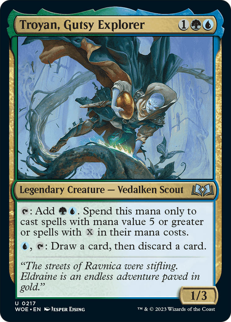 Troyan, Gutsy Explorer [Wilds of Eldraine] | Good Games Morley