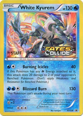 White Kyurem (XY128) (Staff) [XY: Black Star Promos] | Good Games Morley