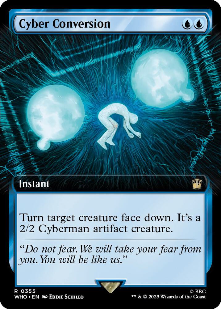 Cyber Conversion 355/331 (Universes Beyond: Doctor Who)  - Extended Art Foil | Good Games Morley