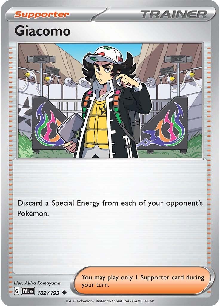 Giacomo (182/193) [Scarlet & Violet: Paldea Evolved] | Good Games Morley