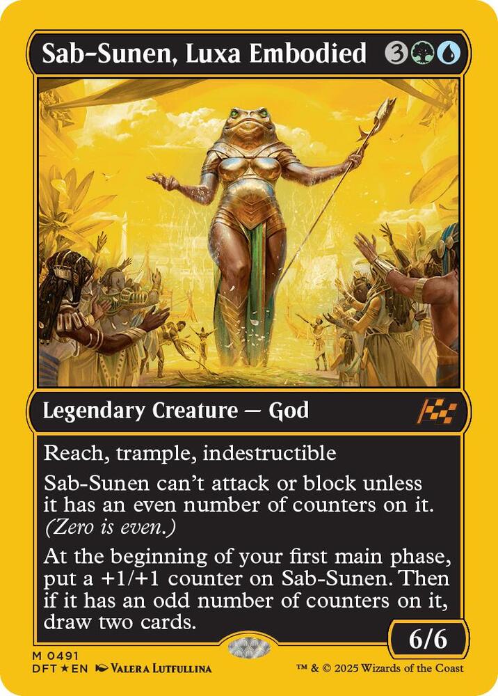 Sab-Sunen, Luxa Embodied 491/291 (Aetherdrift)  - First-Place Foil | Good Games Morley