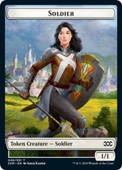 Soldier // Squirrel Double-Sided Token [Double Masters Tokens] | Good Games Morley