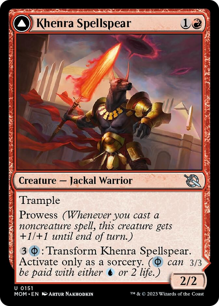 Khenra Spellspear // Gitaxian Spellstalker [March of the Machine] | Good Games Morley