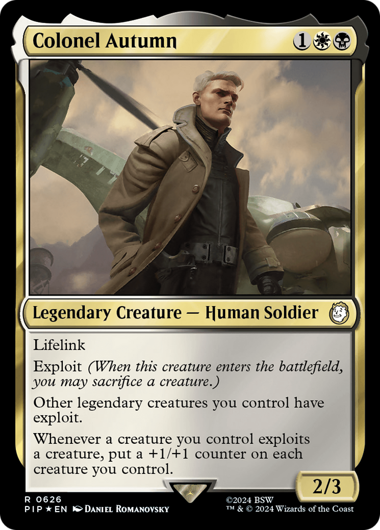 Colonel Autumn (Surge Foil) [Fallout] | Good Games Morley