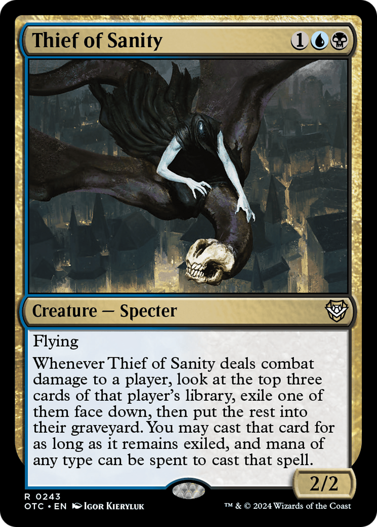 Thief of Sanity [Outlaws of Thunder Junction Commander] | Good Games Morley