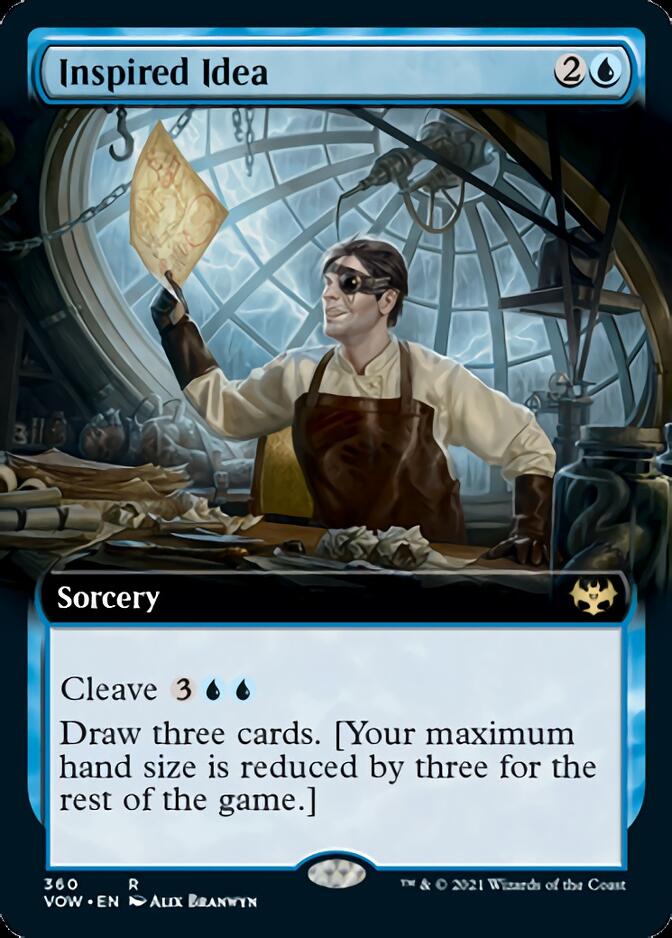 Inspired Idea (Extended Art) [Innistrad: Crimson Vow] | Good Games Morley